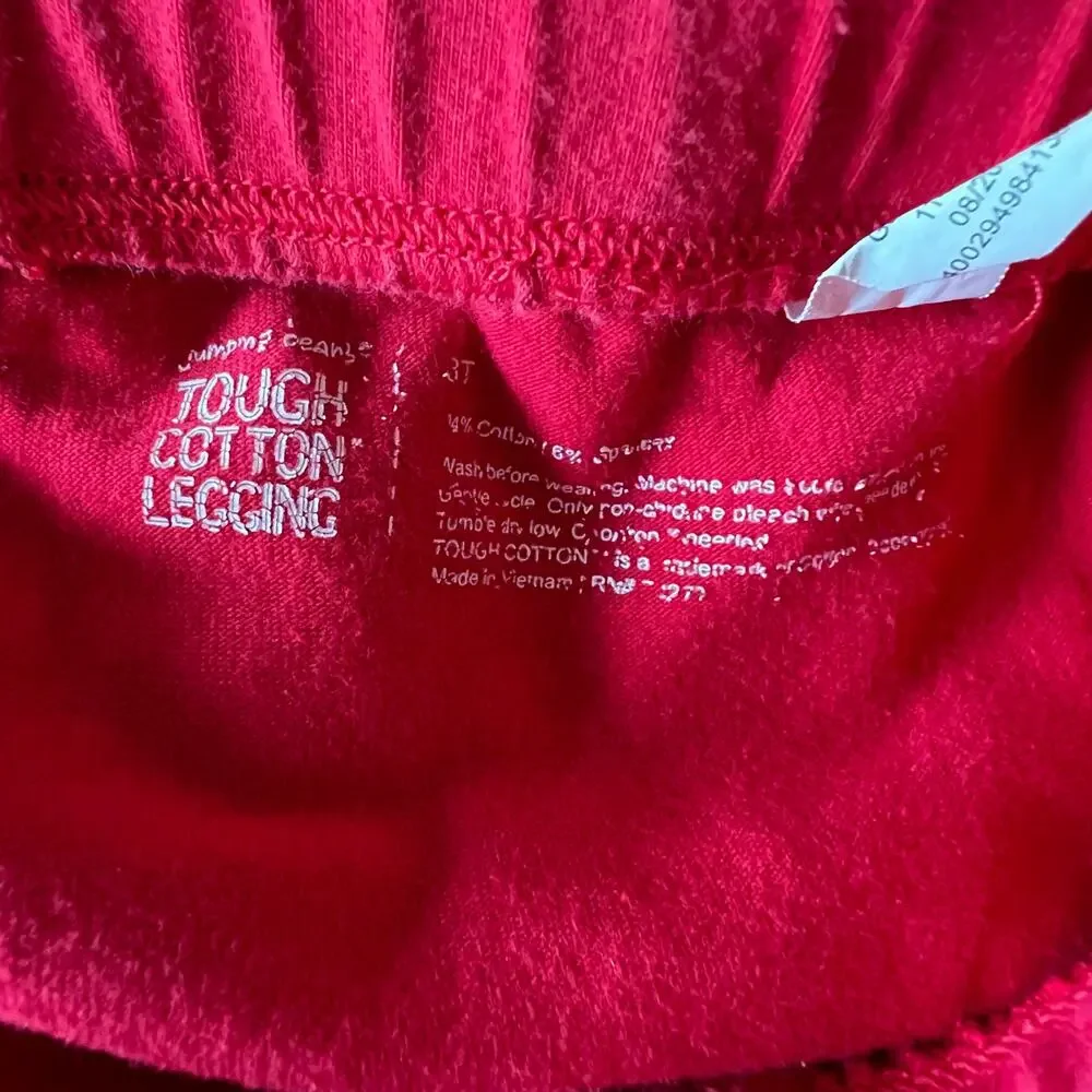 Carter’s girls’ unicorn sweatshirt/Jumping Beans red leggings Size 3T